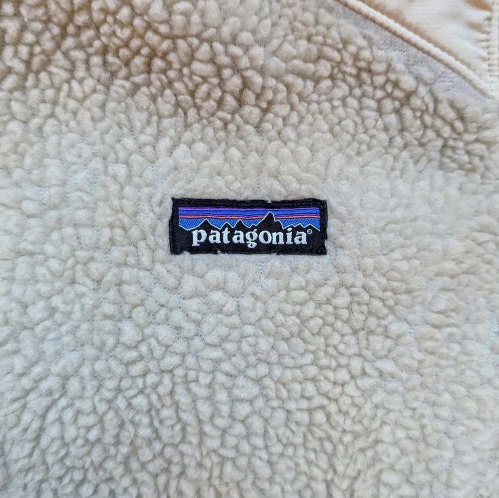 Patagonia Cream Sherpa Full-Zip Jacket - Picture 3 of 10